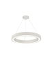 InLight Κρεμαστό φωτιστικό LED 68W 3CCT by switch on base σε λευκή απόχρωση D:60cm 6073-60-WH